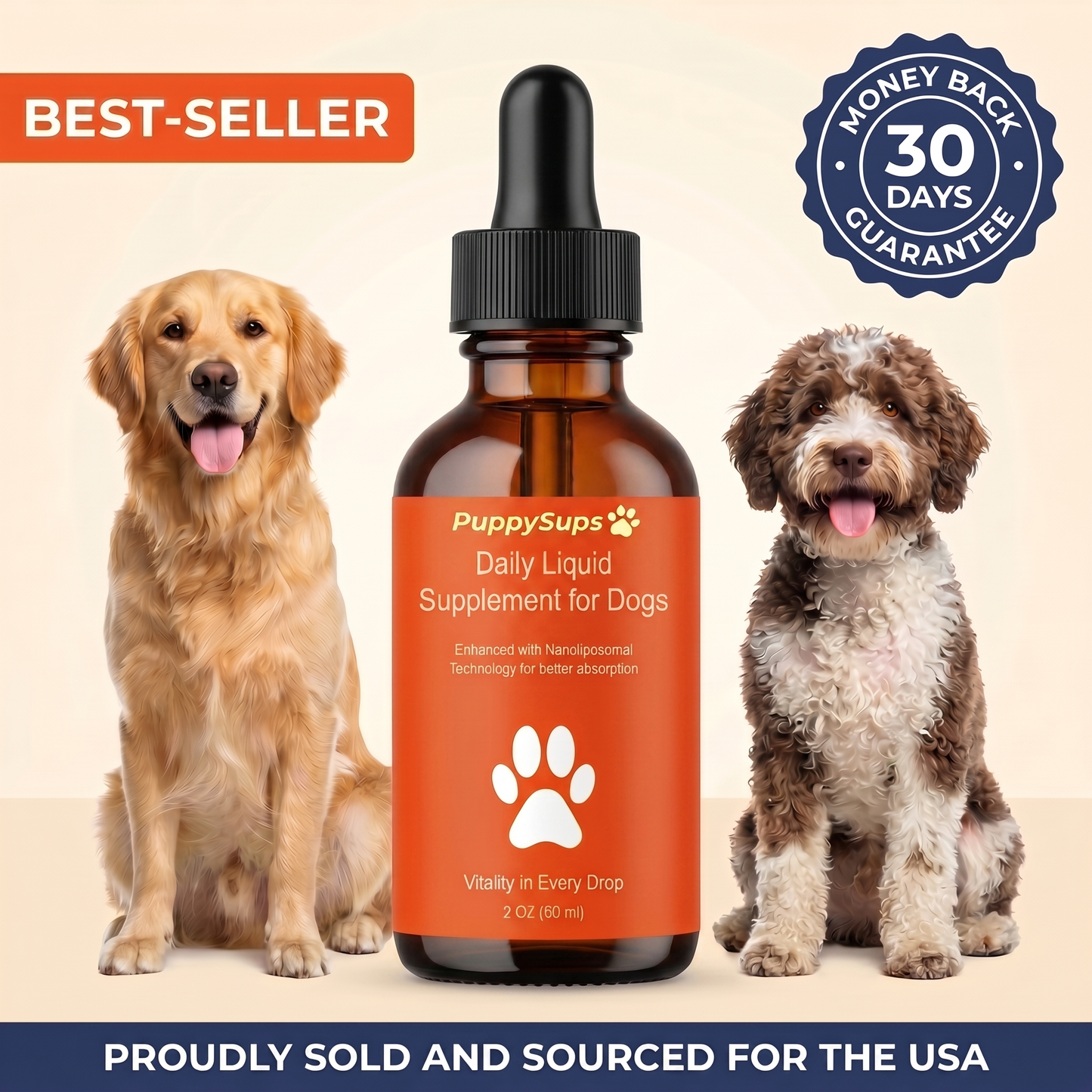 PuppySups Vitality Supplement Drops