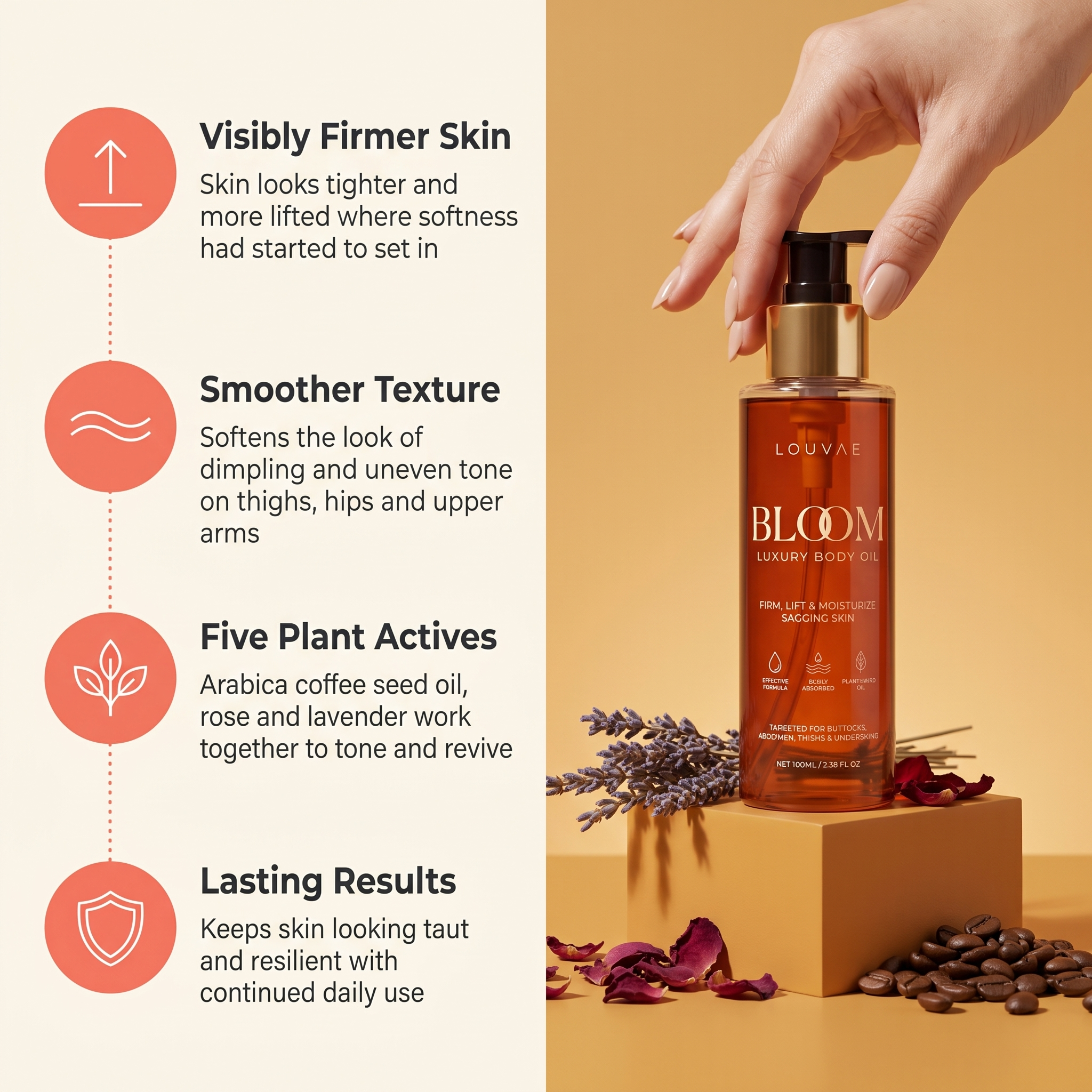 Louvae Bloom - Firming Body Oil 100ml